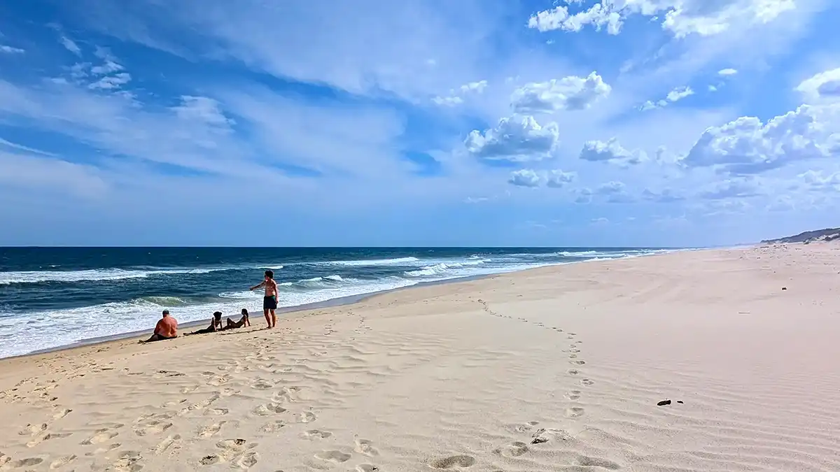 The beach inCalanga